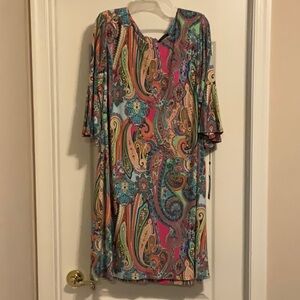Colorful Paisley Dress